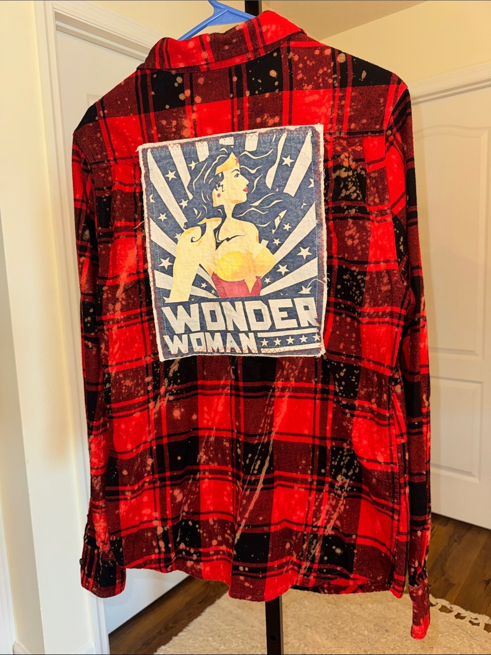 Angry Minnow Wonder Woman Flannel - Size S
